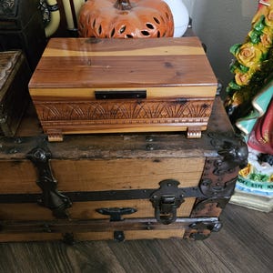 Cedar Wood Jewelry Box