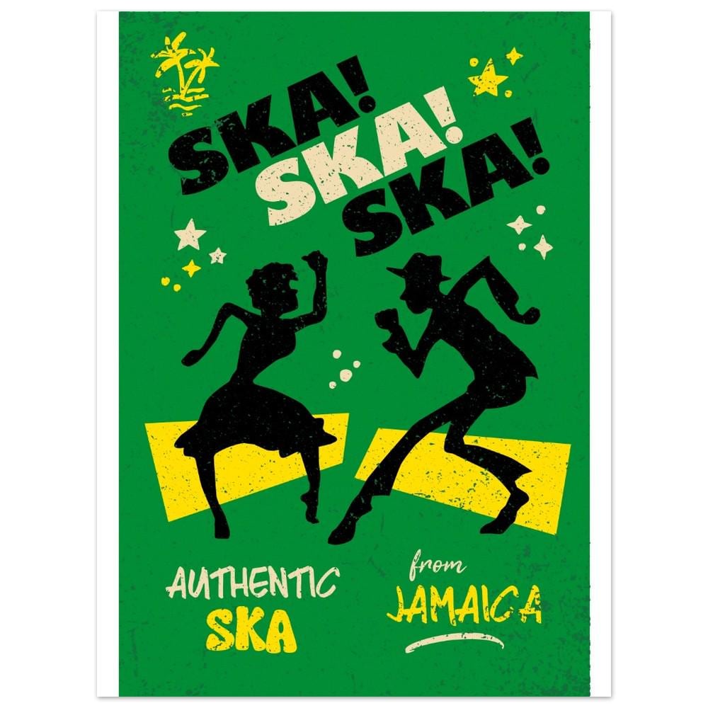 Jamaican SKA Poster: Retro Vintage Style Art - Etsy