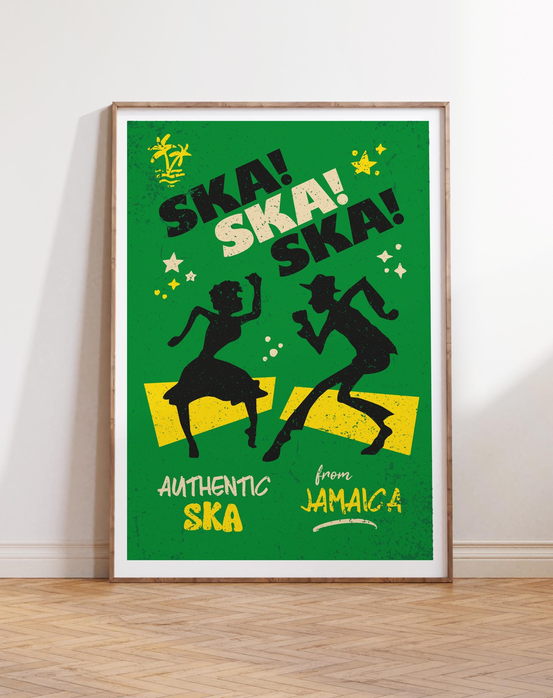 Jamaican SKA Poster: Retro Vintage Style Art - Etsy