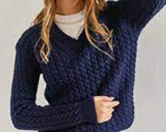 maglione da donna lavorato a maglia