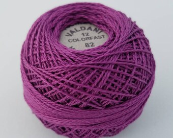 Valdani Pearl Cotton Size 12 Light Lilac