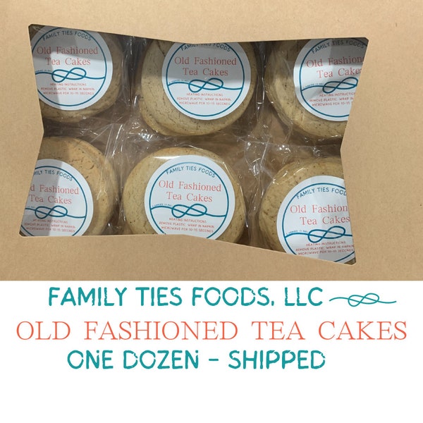 Shipped - Old Fashioned Tea Cakes - Cookies