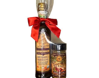 Organic Cold Pressed Olive Oil & Sicilian Seasoning Gift Bundle