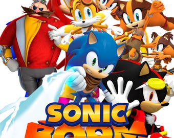 Sonic Png file  - 300 DPI, High-Resolution, Transparent Background, Digital Download