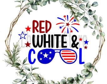 Red white cool Svg, DXF, EPS, PDF