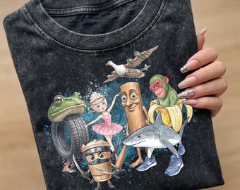 Italian Brainrot PNG for Print | Funny Meme Characters | Tralalero Tralala, Ballerina Cappuccina, tung sahur | Digital Download