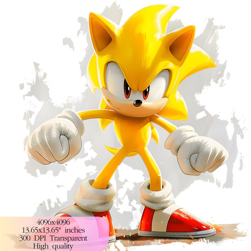 Sonic Dash Super Sonic Etsy Canada Sonic Dash Super Sonic Etsy Canada