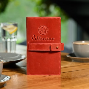 Personalized Waiter Accessories, Custom Server Wallet with Practical Layout and Secure Closure