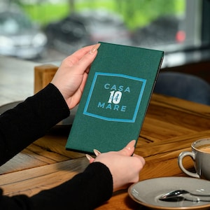 Personalized Hospitality Essentials, Custom Server Book with Pen Holder and Functional Features