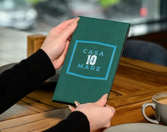 Personalized Hospitality Essentials, Custom Server Book with Pen Holder and Functional Features
