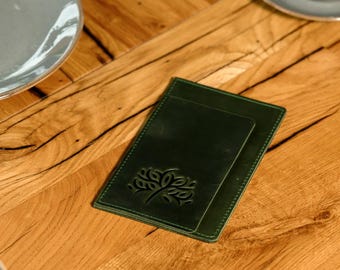 Benutzerdefinierte Leder Check Presenter, Restaurant Bill Organizer mit Logo