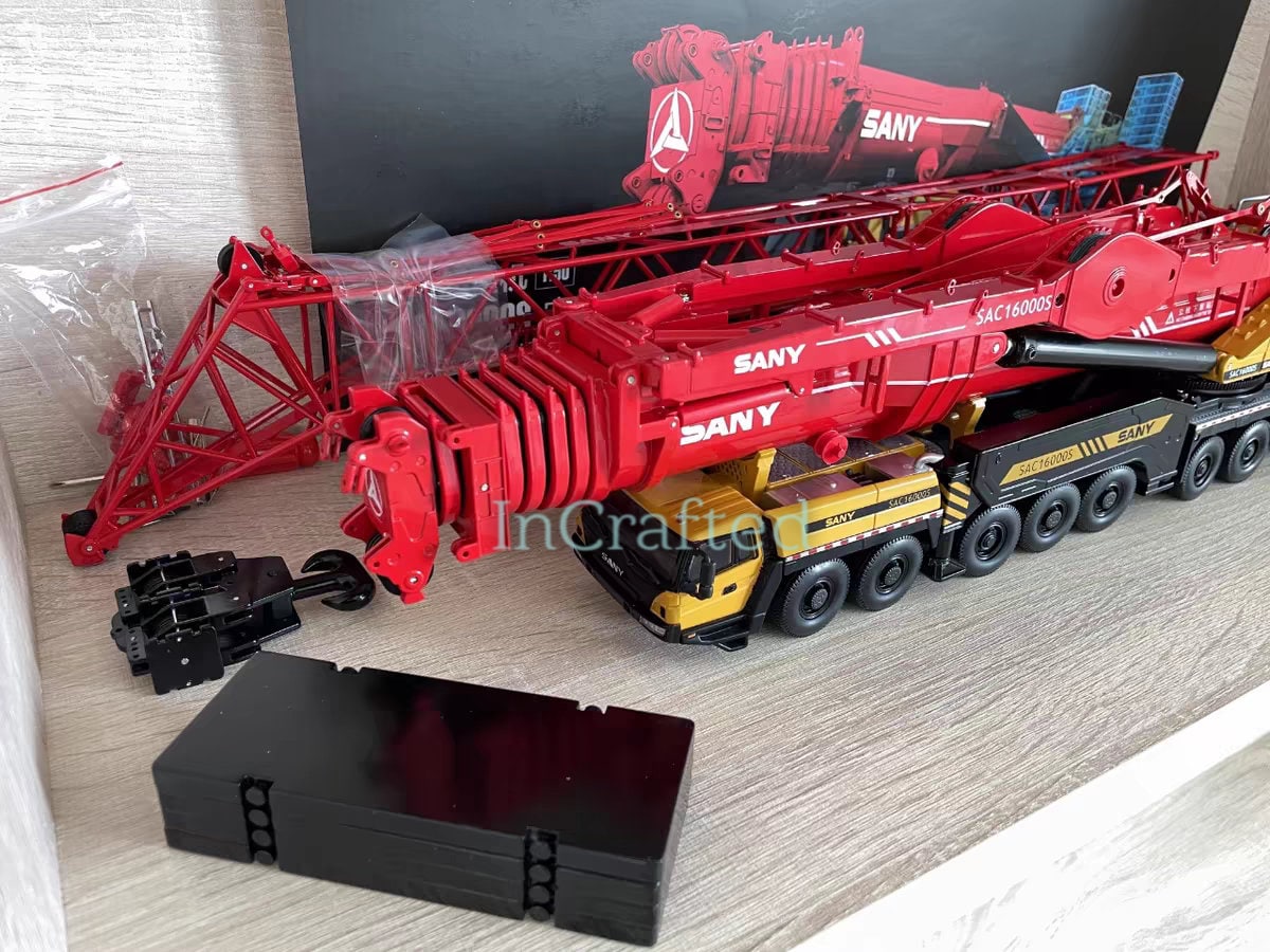 1/50 Scale SANY SAC16000S All Terrain Crane Alloy Model
