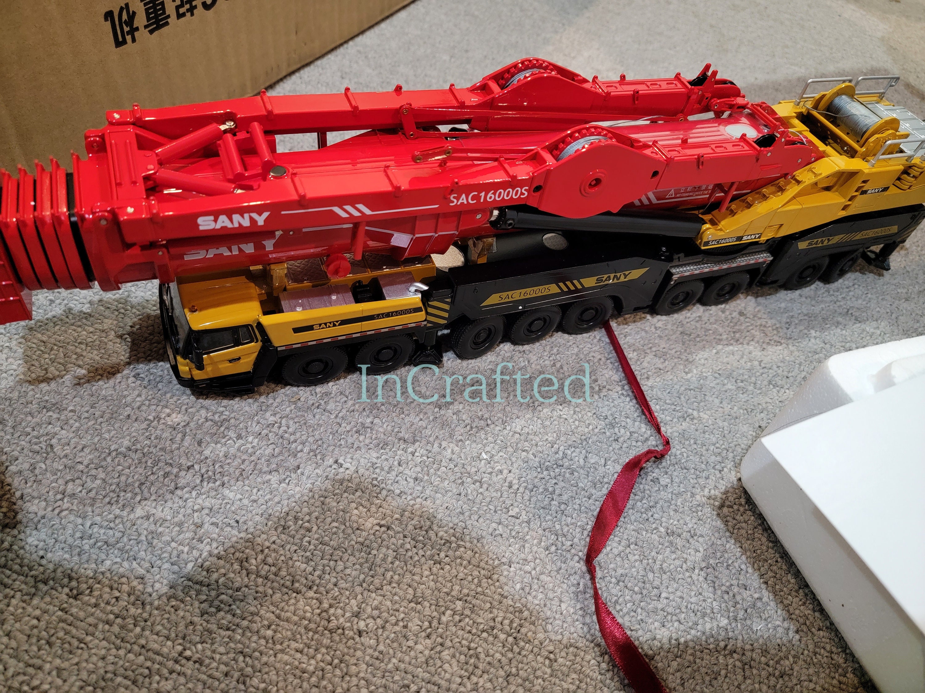 1/50 Scale SANY SAC16000S All Terrain Crane Alloy Model Crane Huge ...