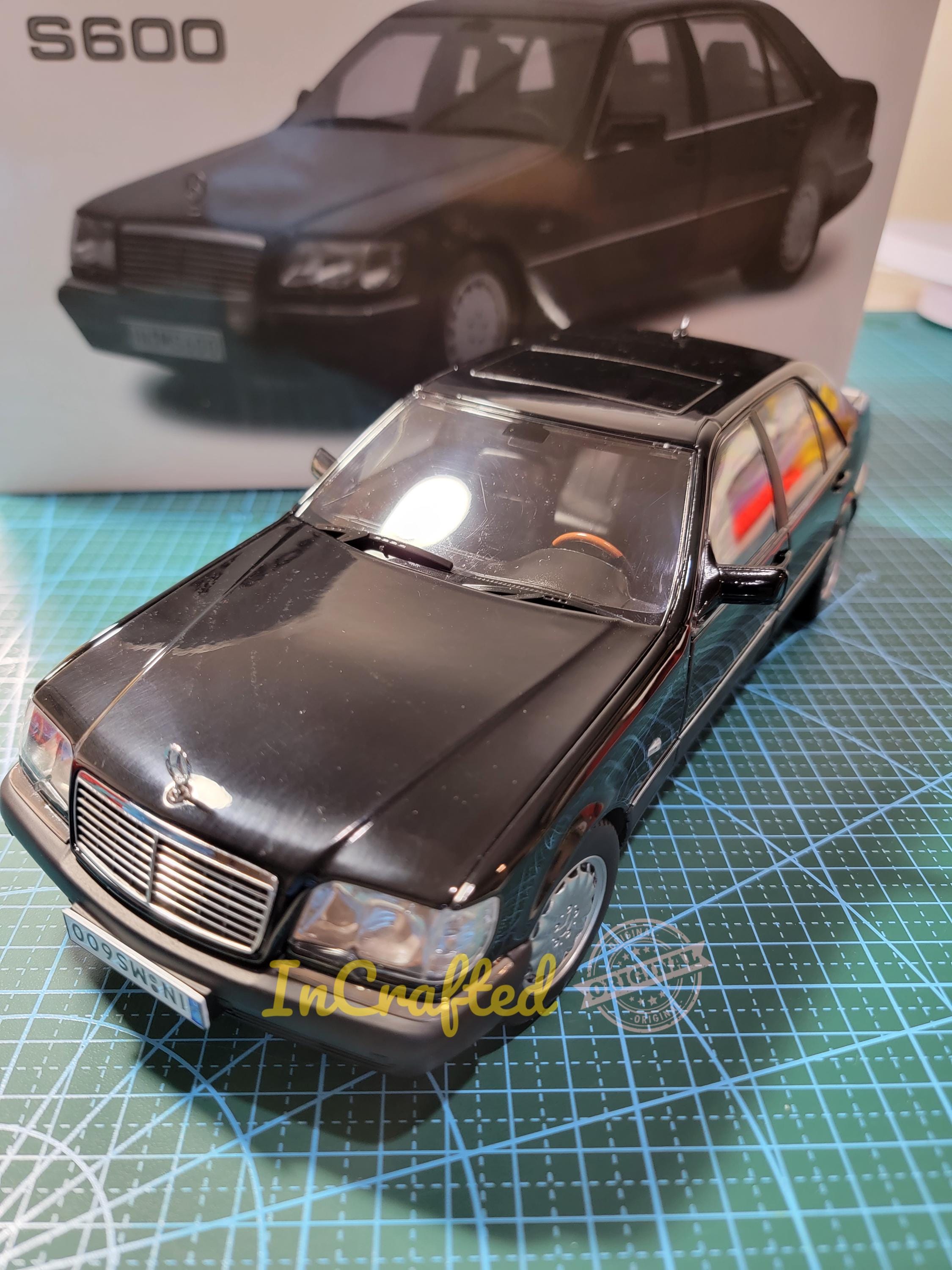1:18 Scale Mercedes-benz S600 V12 W140 1990 Diecast Model Car