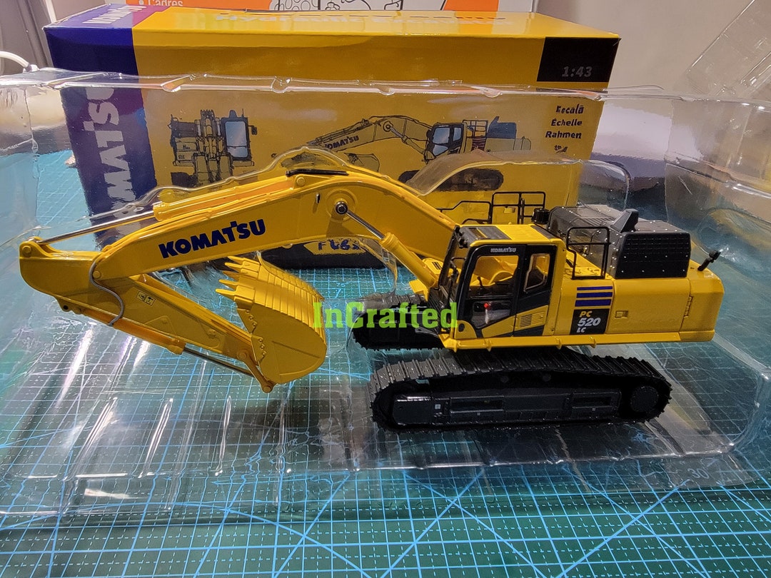 RARE! Komatsu PC520LC-11MO Hydraulic Excavator 1:43 Diecast New in