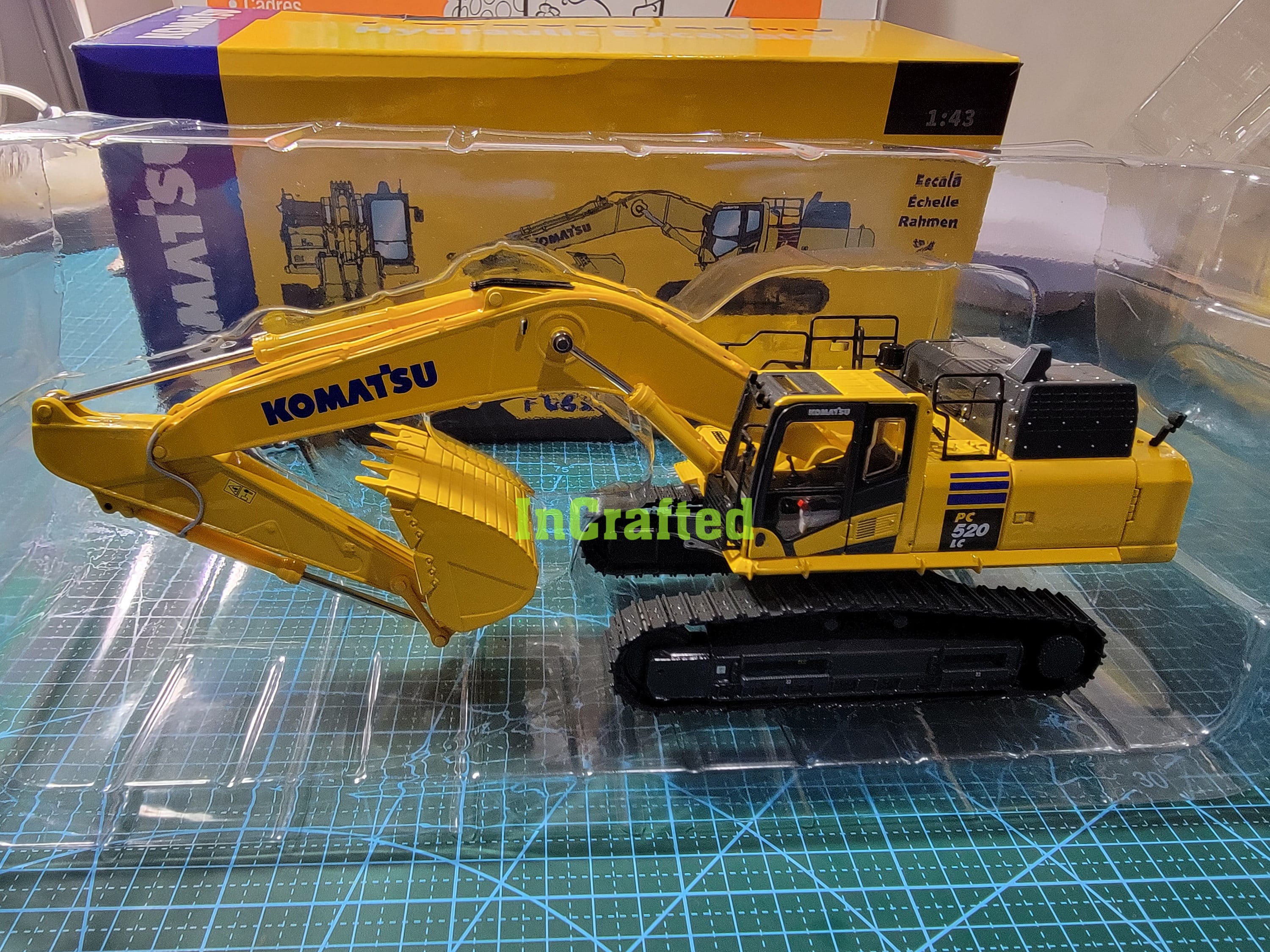 コマツ建機　PC520LC-11MO  1/43 コマツ建機 PC520LC-11MO 1/43 RARE Komatsu PC520LC-11MO Hydraulic