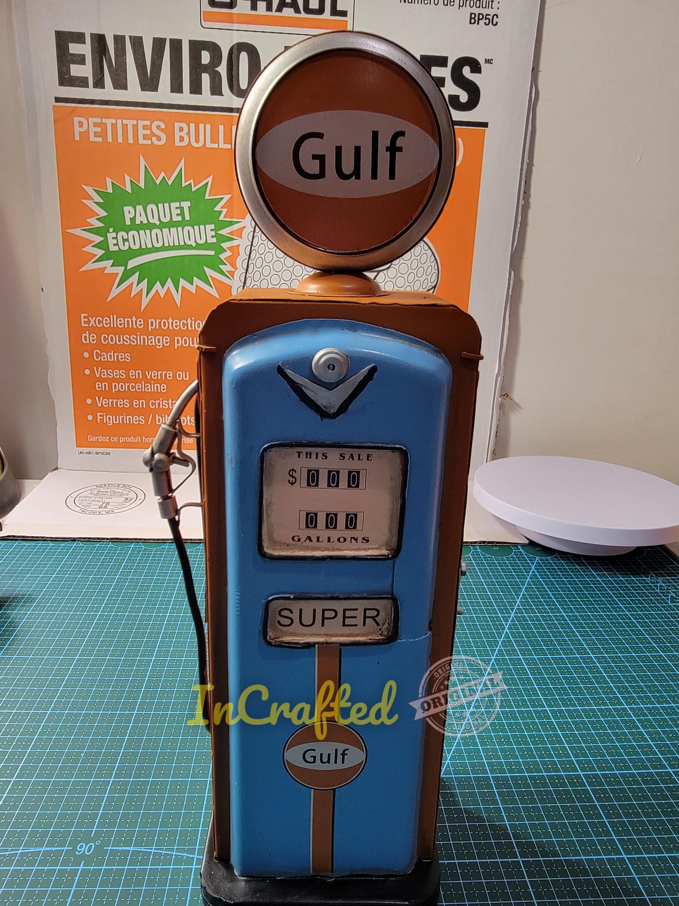 GULF ガルフ ガスポンプ ミニチュア ジオラマ（GreenLight 1/64