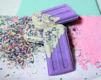Purple Popsicle Bath Bomb | Large Grape Bath Bomb Fizzy |  Foaming Grape Bath Bomb | Moisturizing Bath Soak | Aromatherapy Gift For Her