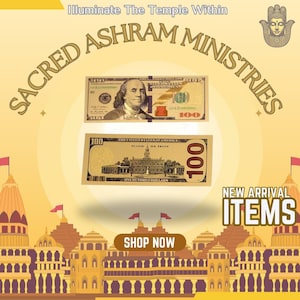 Gold Ancestor Money Bill – Spiritual Offering Currency