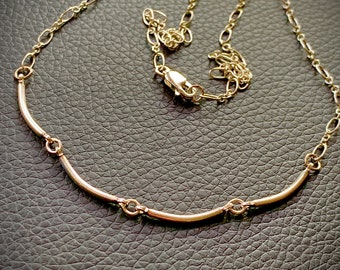 Sterling Silver Link Necklace - 16”