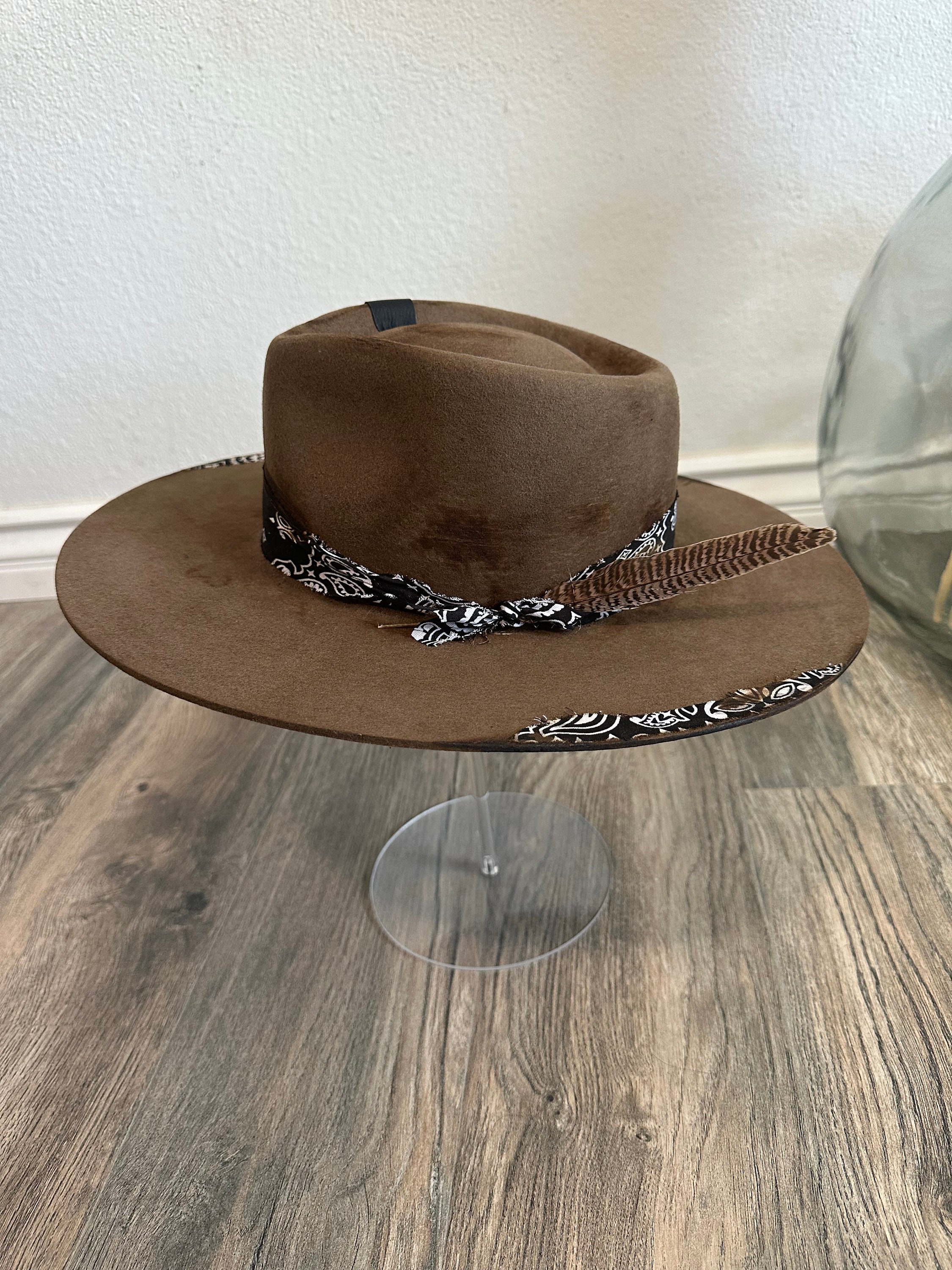 Handmade Custom Wide Brim Hats / Cowboy Hats / Cowgirl Hats - Etsy