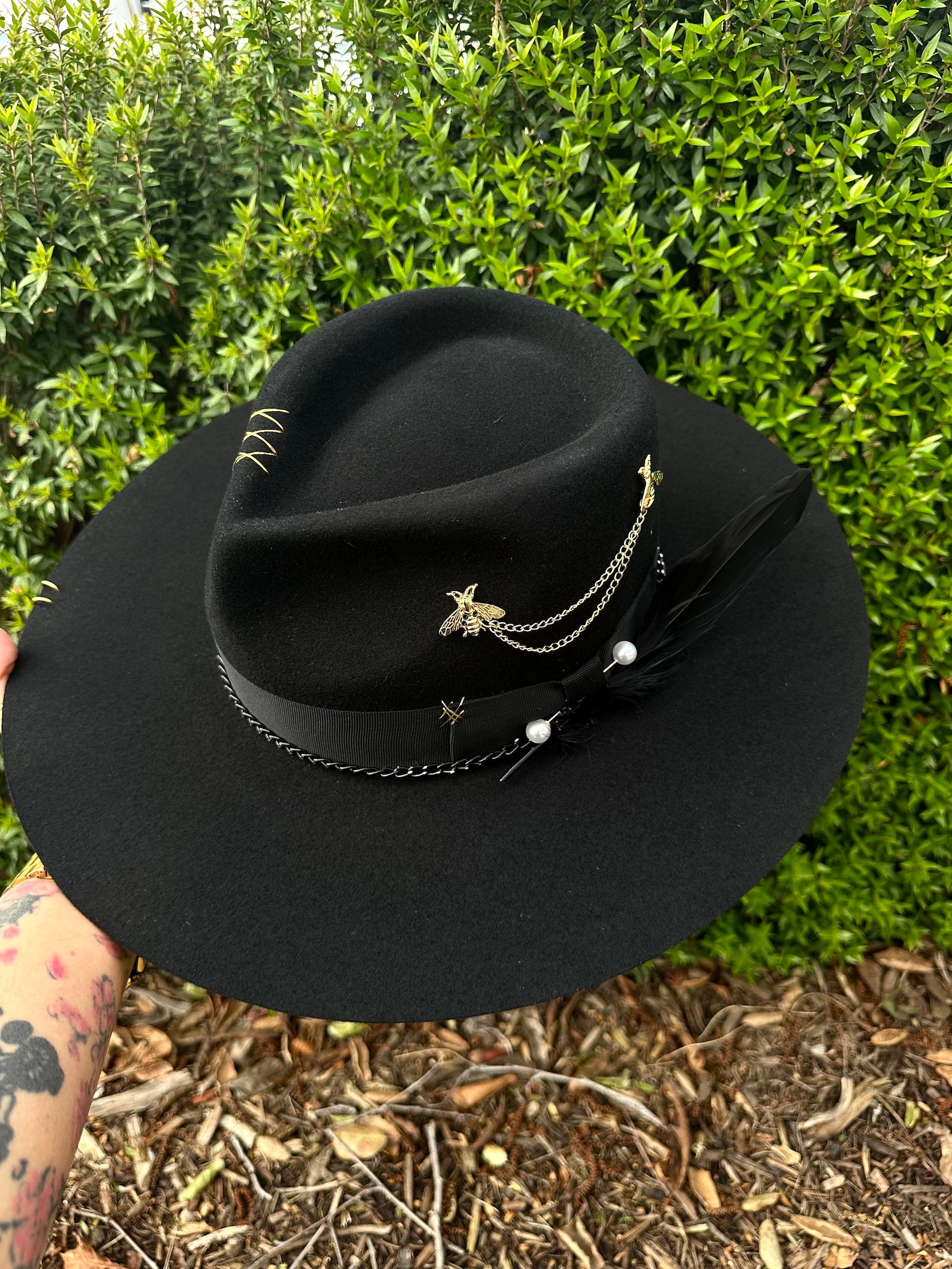 Handmade Custom Wide Brim Hats / Cowboy Hats / Cowgirl Hats - Etsy