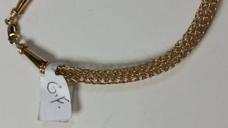 Lovely Gold Filled Viking Weave Bracelet 画像 4