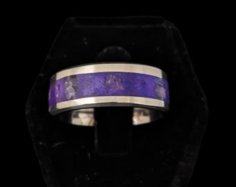 Amethyst glow ring