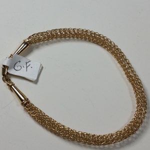 Lovely Gold Filled Viking Weave Bracelet image 2