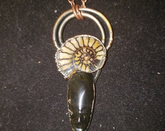 Ammonite Goddess Pendant