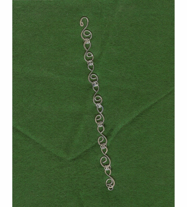 Silver Swirls Bracelet image 2