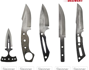 SLEIPNER Stainless Steel Knife Blade Blanks for Bushcraft, Hunting, Survival Knives