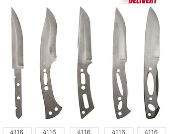 4116 Knivbladsämnen i rostfritt stål för bushcraft, jakt och överlevnadsknivar