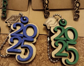Personalized Graduation Year Keychain