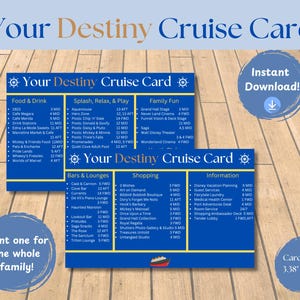 Cruise Line-dekkaarten | Lot | Cadeau visverlenger | Cruisevisverlenger | Pixie Dust | Tag | Digitale download | Cruiseschip:
