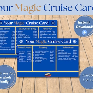 Cruise Line-dekkaarten | Magie | Cadeau visverlenger | Cruisevisverlenger | Pixie Dust | Tag | Digitale download | Cruiseschip:
