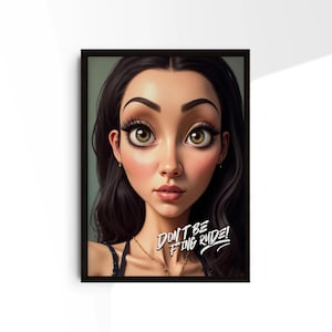 Kim Kardashian Meme Poster – Funny Wall Art – Reality TV Quote Print – Celebrity Gift – Pop Culture Decor – Icon Wall Artwork for Fans #32