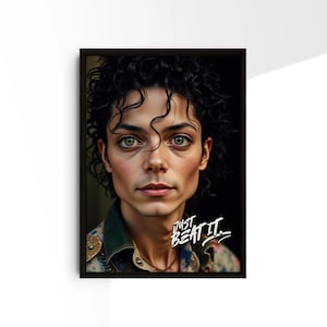 Michael Jackson Fan Poster – Music Icon Wall Art – Song Lyric Print – Pop Star Decor – Celebrity Artwork – Gift for Him or Her #36