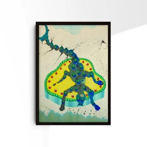 Salvador Dalì Scorpio Art Print, Surreal Zodiac Poster, Astrology Wall Decor, Unique Horoscope Gift for Scorpio Fans #D8
