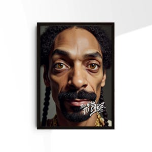 Snoop Dogg Funny Poster – Cartoon Wall Art – Meme Style Print – Gift for Him – Hip Hop Room Decor – Rap Music Artwork – Celebrity Art #26