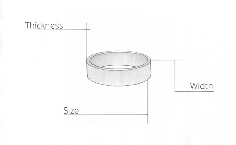Ready to Ship Mens Wedding Band Women/'s Wedding Band #35