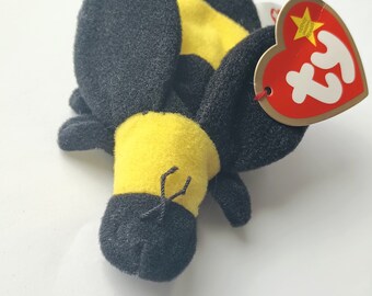Bumble the Bee, mini ty beanie baby magnet, vintage 1999 TY beanie baby