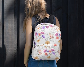 Mochila floral de primavera