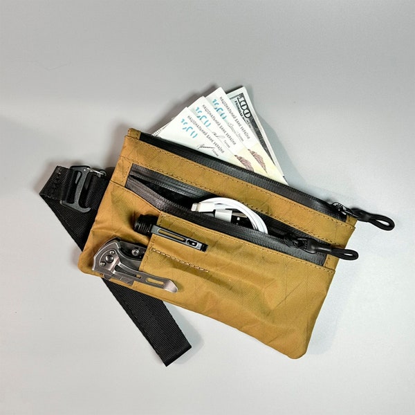 Wrist Bag for Men, Zippered Wristlet Phone Wallet, Clutch for man Xpac, Boyfriend Gift, Wallet, GEOM Clutch