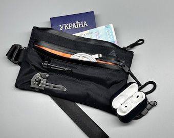 Waterproof EDC Travel Wallet X-Pac VX21 Zip Organizer GEOM Clutch Large