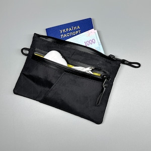 Carteira leve, carteira Xpac personalizada, organizador de bolso EDC, carteira EDC, carteira com zíper, porta-cartões, porta-cartões, carteira minimalista, GEOM Will