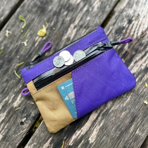Bright EDC pocket organizer, Zip Wallet, Lightweight Wallet, Custom Xpac Wallet, Card Case, Card Holder, Minimal Wallet, GEOM Will