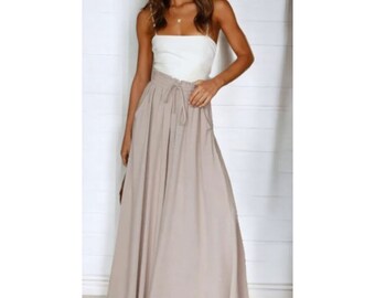 Vacation Small Floral Loose Long Pants
