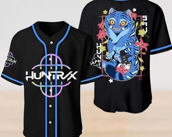 Demon Hunter Tiger Baseball Jersey, Derpy the Tiger And Bird Demon Hunter Kpop Shirt, Hunters Tiger Fan Gift, Huntrix Baseball Shirt