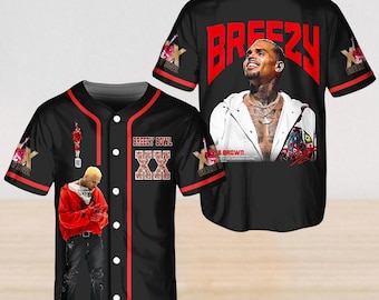 Chris Brown Baseball Jersey, Chris Brown Breezy Bowl XX Baseball Jersey, Breezy Bowl XX Shirt, Chris Brown Shirt, Breezy Bowl 2025